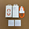 Type C to C Cable 60W Original - 1M Braided (Orange) - 1 Year Warranty